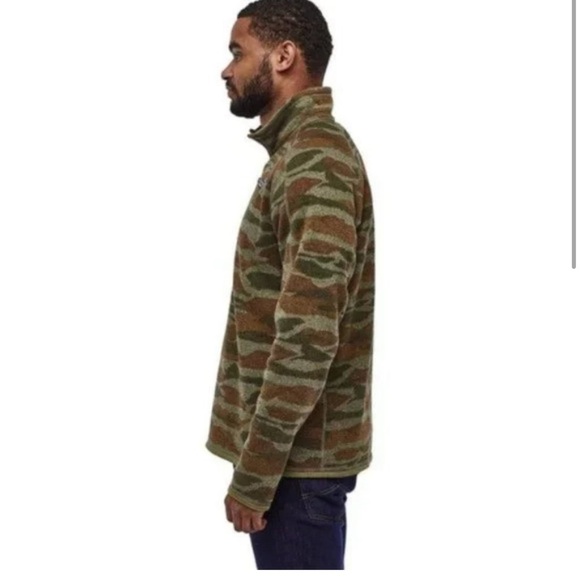 Patagonia Men's Camo Better Sweater Fleece 1/4 Zip - Picture 6 of 13